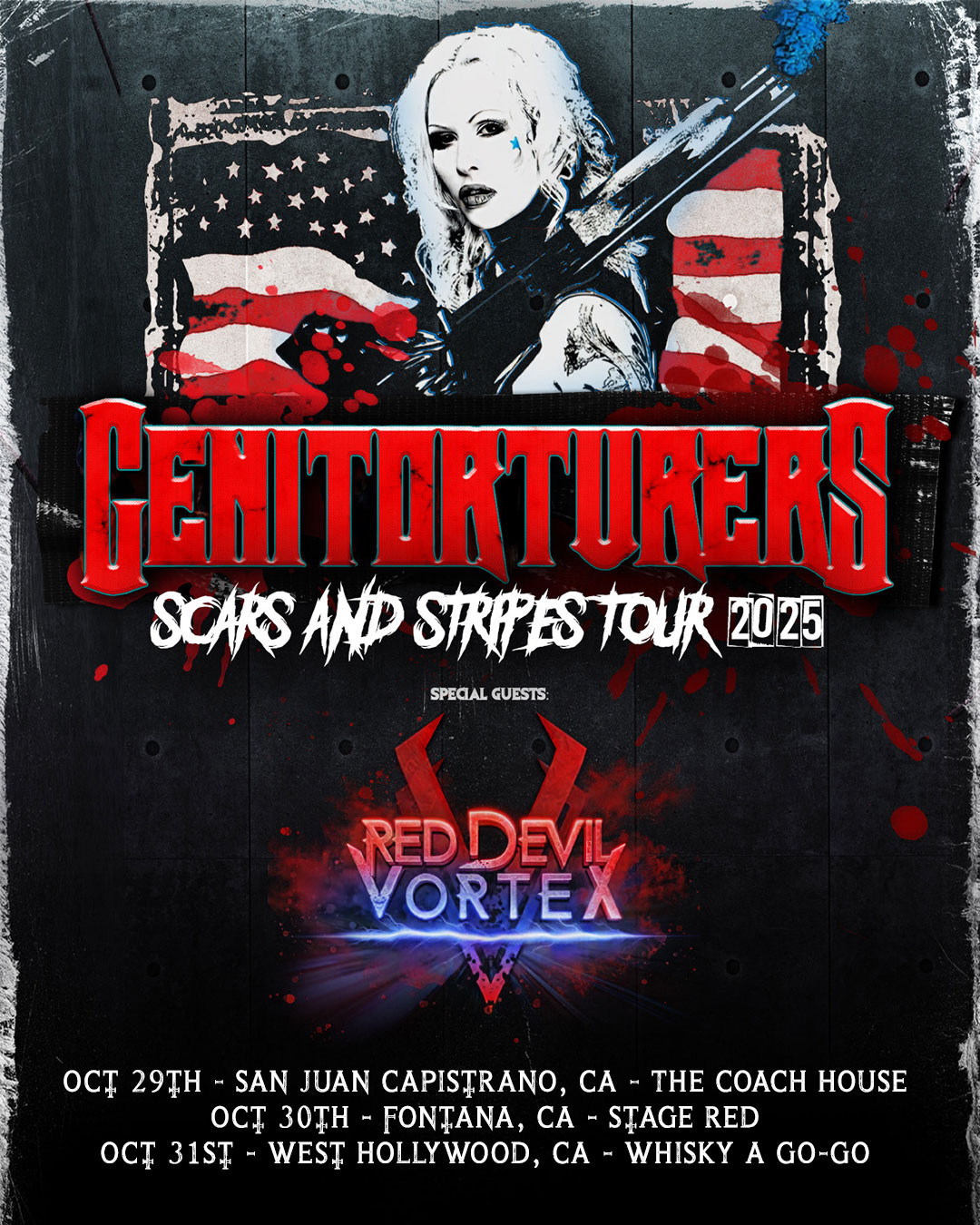 Genitorturers Scars and Stripes Tour 2025 Halloween Shows Genitorturers Scars and Stripes Tour 2025 Halloween Shows